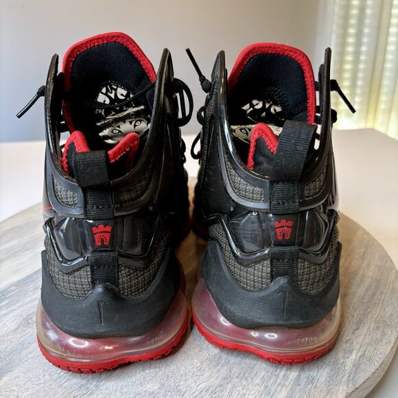Nike Men\'s LeBron James 19 XIX Black & Red Basketball Sneakers Shoes US Size 9.5 main image 10